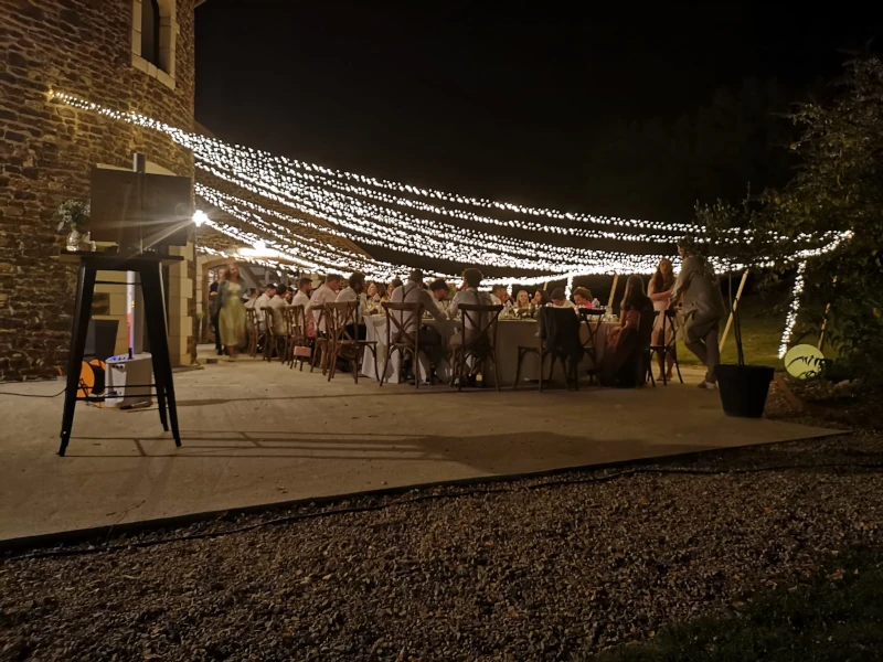 extérieur mariage romantique