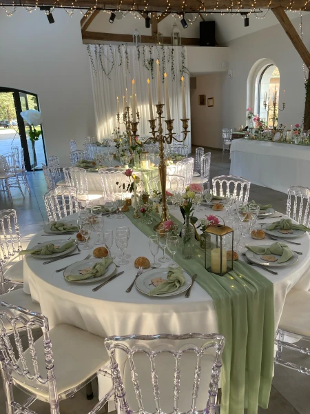 salle réception mariage table ronde